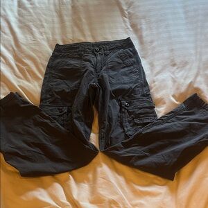 American Eagle Outfitters Black Cargo Pants